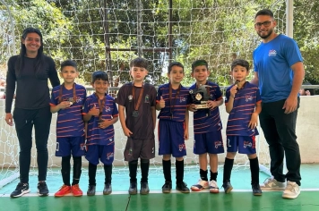 Foto - Etapa final e premiação da 1• Copa Regional de Futsal de Base