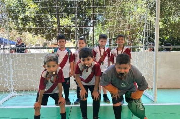 Foto - Etapa final e premiação da 1• Copa Regional de Futsal de Base