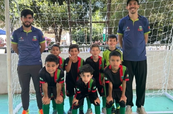 Foto - Etapa final e premiação da 1• Copa Regional de Futsal de Base