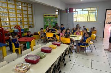 Foto - ATIVIDADE: Espetinho e salada de fruta - Atividade Nutricional (EAN - Educação Alimentar e Nutricional)