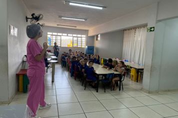 Foto - ATIVIDADE: Espetinho e salada de fruta - Atividade Nutricional (EAN - Educação Alimentar e Nutricional)