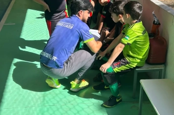 Foto - Etapa final e premiação da 1• Copa Regional de Futsal de Base