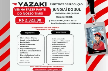 Rodada de Entrevistas e Recrutamento para Yazaki 