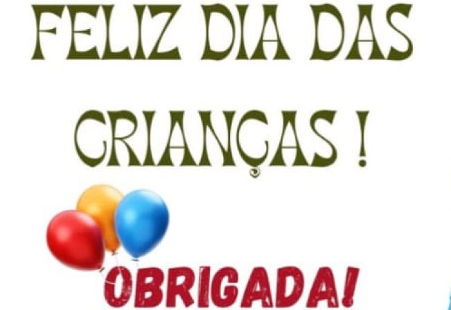 FESTA PARA ÀS CRIANÇAS DO MUNICÍPIO!