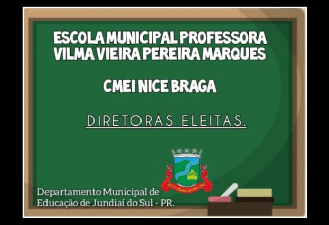 DIRETORAS ELEITAS